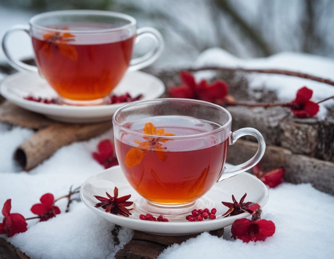 Rooibos: Natürliche Süße mit Hagebutte und Hibiskus - Tee Winterzauber: Die beliebtesten Winter-Teesorten für kalte Tage