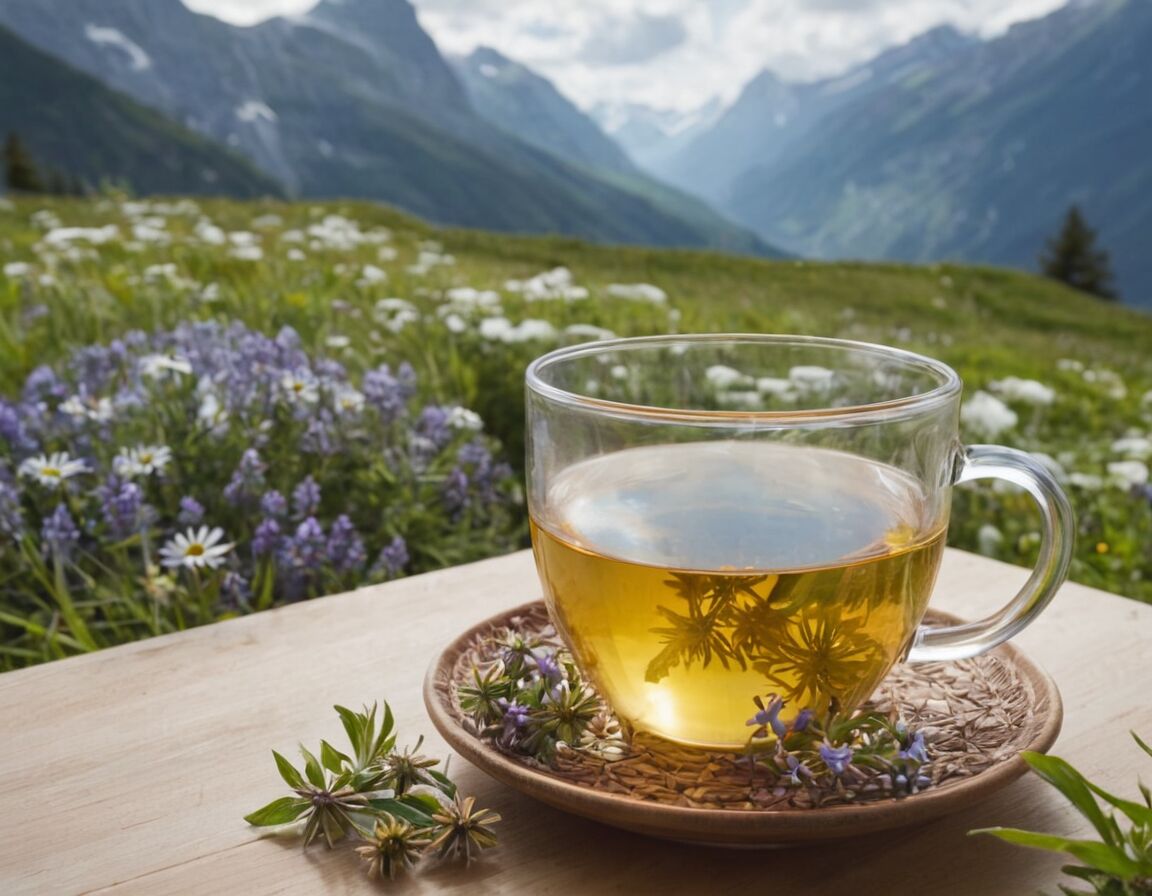 Perfekte Kombinationen mit anderen Teesorten   - Alpenkräuter Tee: Bergfrische im Teeglas